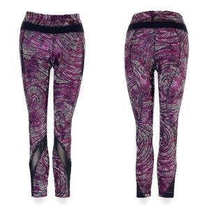 🦄🌊 Lululemon SeaWheeze Inspire Tight II *SW Who Done It Regal Plum Black 4